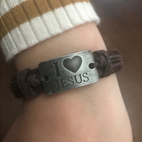 none Jewelry - I love Jesus Adjustable Bracelet ($5)